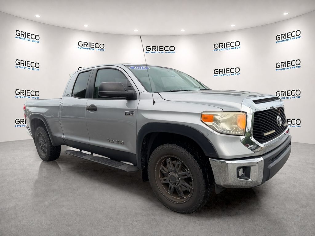 Silver Sky Metallic 2015 Toyota Tundra Pickup Truck 4X2 6-Speed Automatic Overdrive