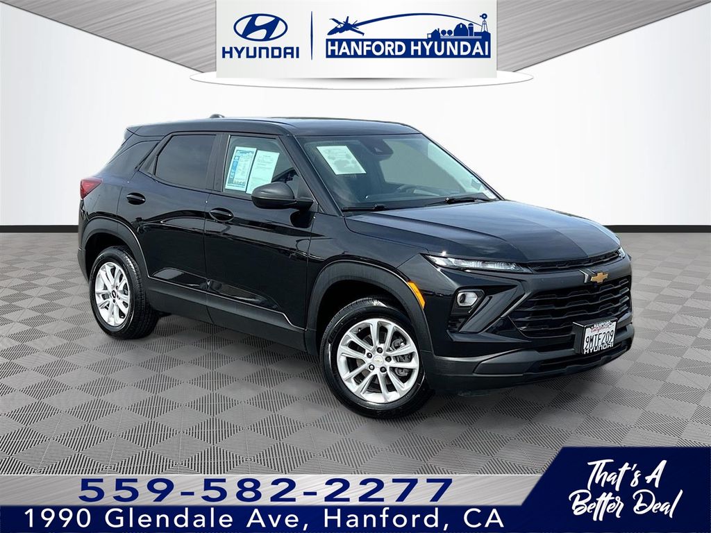 Mosaic Black Metallic 2024 Chevrolet Trailblazer LS AWD SUV / Crossover Four-Wheel Drive 9-Speed Automatic