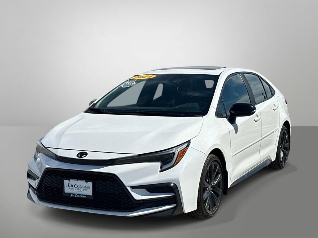 Ice Cap 2024 Toyota Corolla Sedan Front-Wheel Drive Continuously Variable Transmission