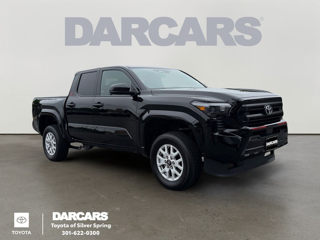 Black 2024 Toyota Tacoma Pickup Truck Four-Wheel Drive 8-Speed Automatic