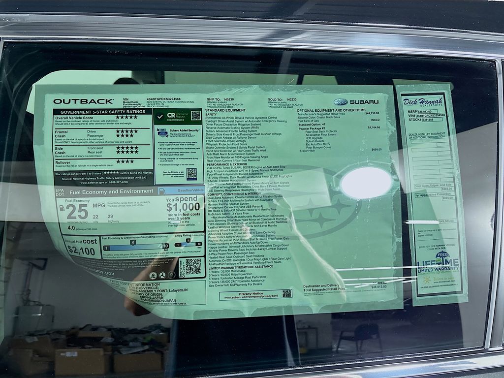 2025 Subaru Outback Touring XT