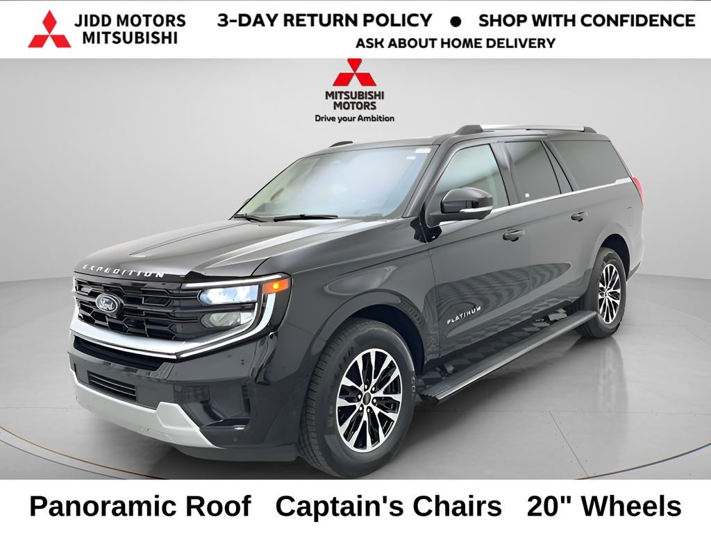 Black Metallic 2025 Ford Expedition MAX Platinum 4WD SUV / Crossover Four-Wheel Drive Automatic