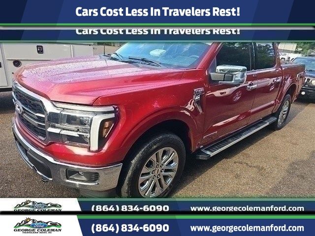 Rapid Red Metallic TC 2025 Ford F-150 Lariat SuperCrew 4WD Pickup Truck Four-Wheel Drive Automatic