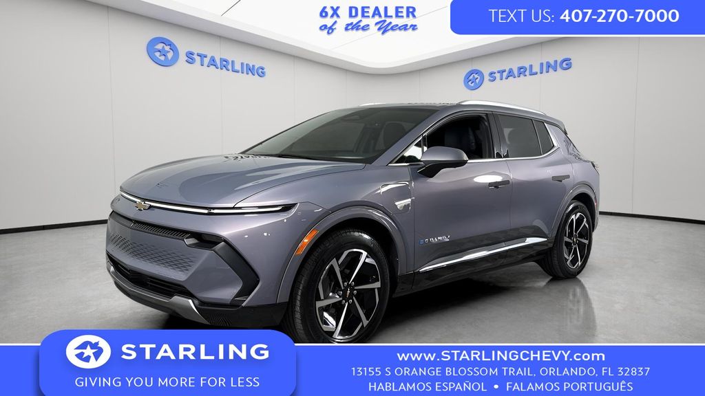 Galaxy Gray Metallic 2025 Chevrolet Equinox EV LT 2 FWD SUV / Crossover Front-Wheel Drive 1-Speed Automatic