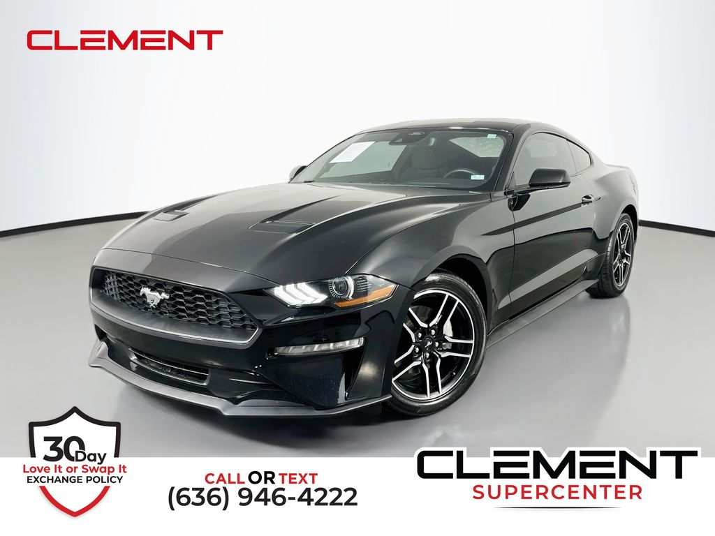 Shadow Black 2021 Ford Mustang Coupe Rear-Wheel Drive Automatic