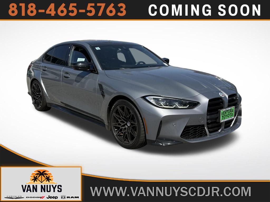 Skyscraper Gray Metallic 2023 BMW M3 Competition xDrive AWD Sedan All-Wheel Drive 8-Speed Automatic