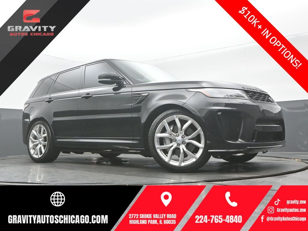 Santorini Black Metallic 2021 Land Rover Range Rover Sport SUV / Crossover All-Wheel Drive 8-Speed Automatic