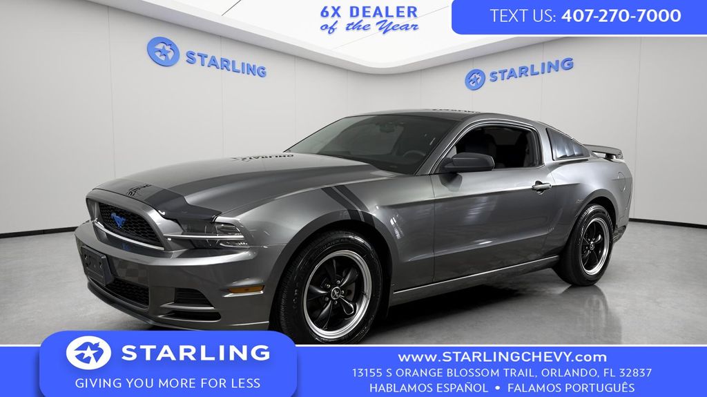Sterling Gray Metallic 2014 Ford Mustang V6 Coupe RWD Coupe Rear-Wheel Drive 6-Speed Manual