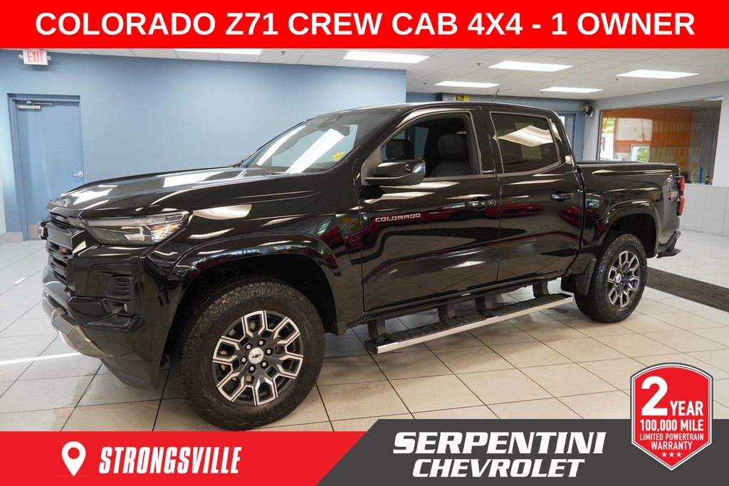 Black 2023 Chevrolet Colorado Pickup Truck Four-Wheel Drive 8-Speed Automatic