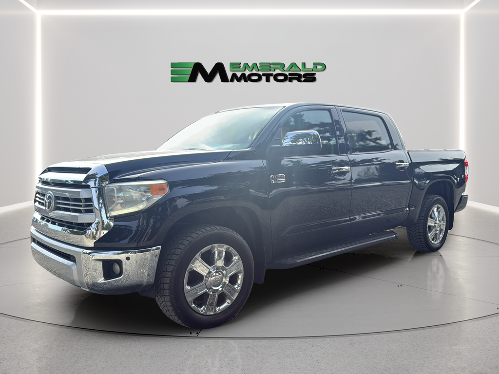 Black 2015 Toyota Tundra Pickup Truck Four-Wheel Drive 6-Speed Automatic Overdrive
