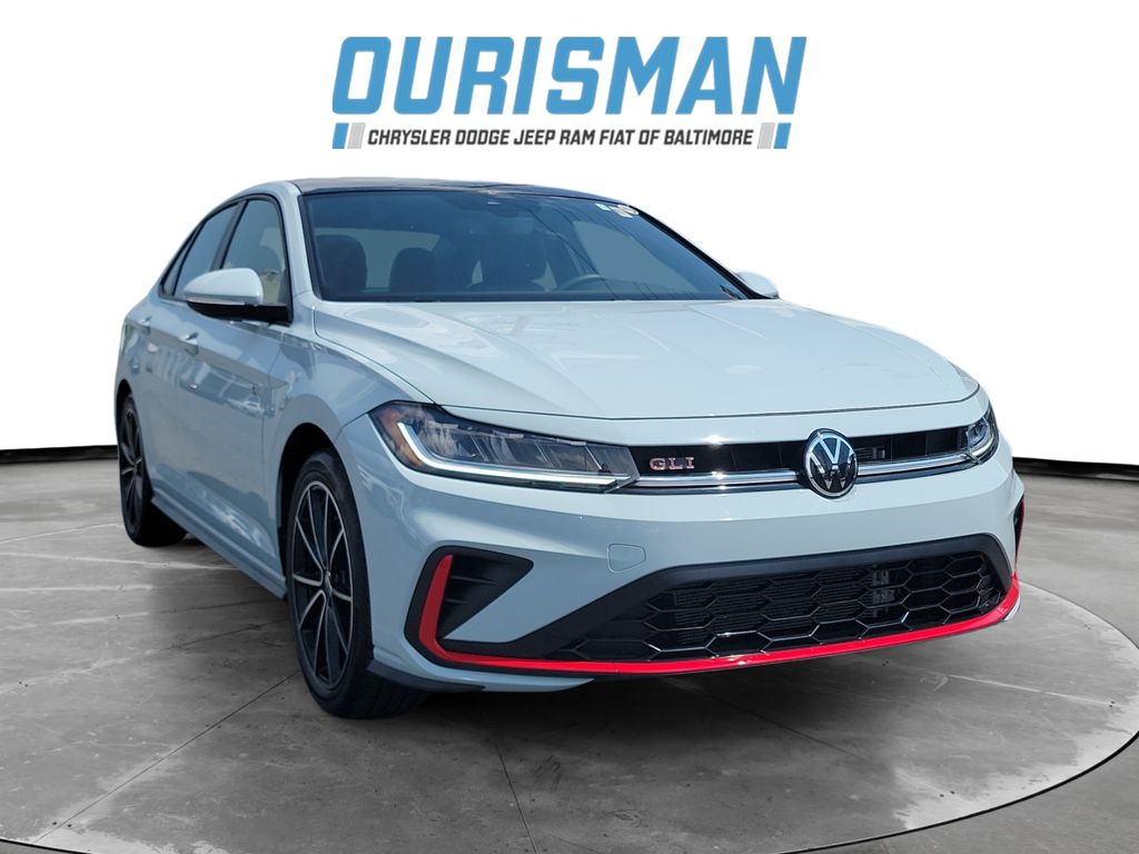Blue 2026 Volkswagen Jetta GLI Autobahn FWD Sedan Front-Wheel Drive 7-Speed Dual Clutch