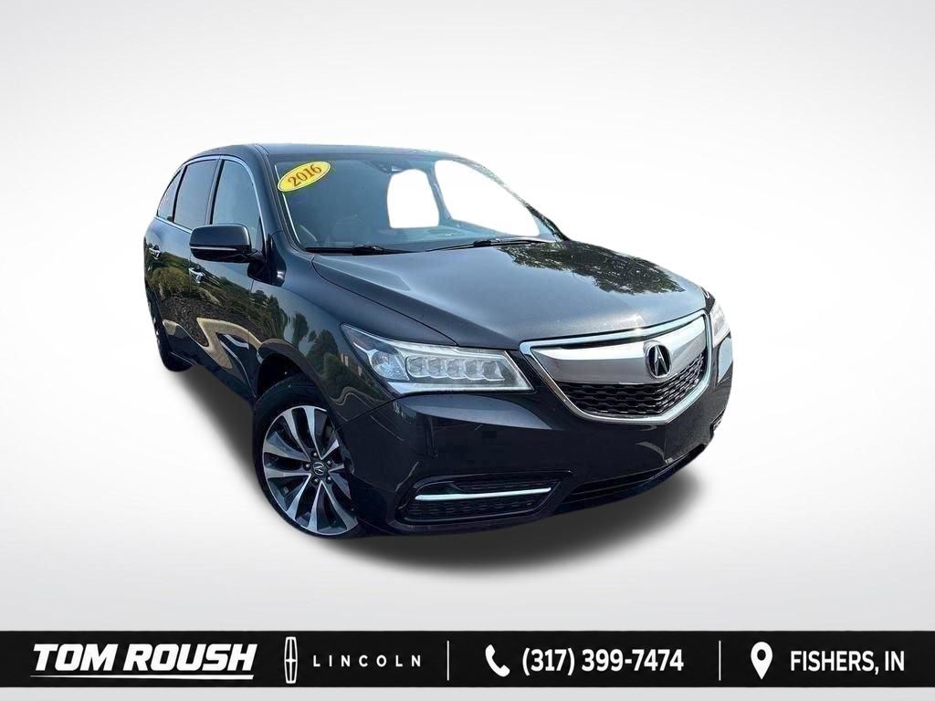 Gray (Graphite Luster Metallic) 2016 Acura MDX SUV / Crossover All-Wheel Drive 9-Speed Automatic