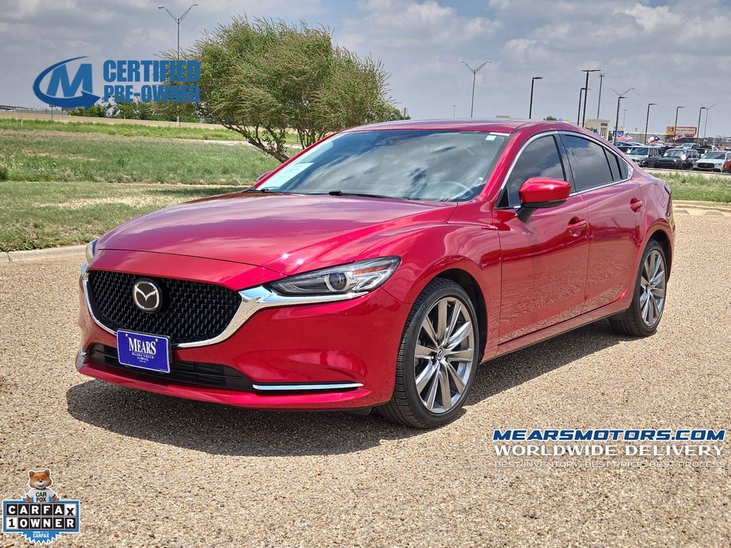 Soul Red Crystal Metallic 2019 Mazda MAZDA6 Sedan Front-Wheel Drive 6-Speed Automatic