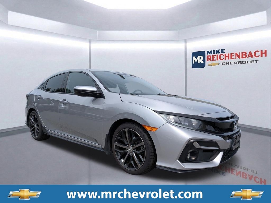 2021 Honda Civic Hatchback Sport FWD Hatchback Front-Wheel Drive Continuously Variable Transmission