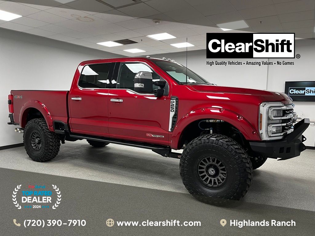 Rapid Red Metallic Tinted Clearcoat 2024 Ford F-250 Super Duty Pickup Truck Four-Wheel Drive Automatic