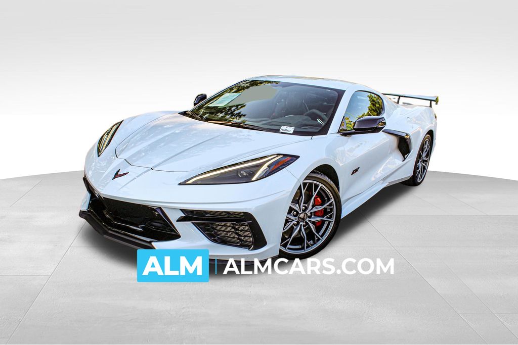 White 2023 Chevrolet Corvette Coupe Rear-Wheel Drive 8-Speed Dual Clutch