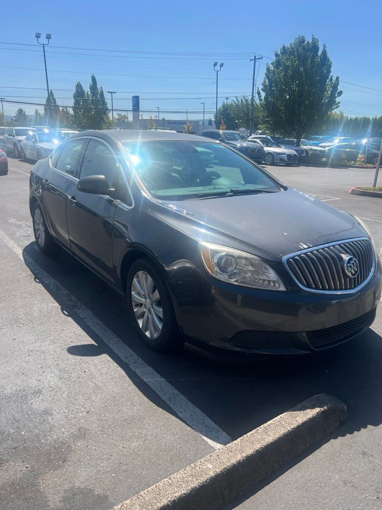 Gray 2016 Buick Verano Sedan Front-Wheel Drive 6-Speed Automatic Overdrive