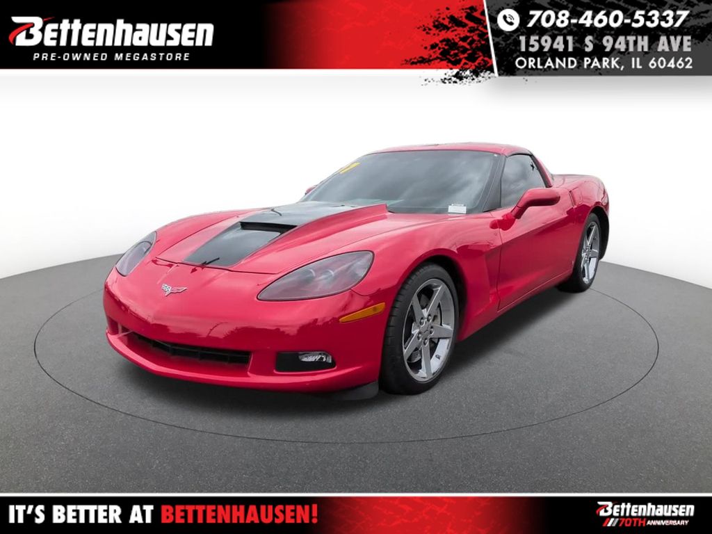 Victory Red 2007 Chevrolet Corvette Coupe RWD Coupe Rear-Wheel Drive 6-Speed Automatic
