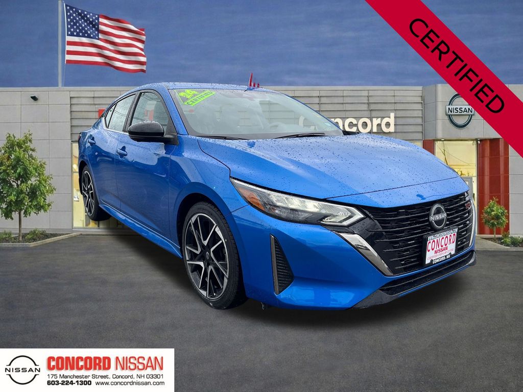 Electric Blue Metallic 2024 Nissan Sentra Sedan Front-Wheel Drive Continuously Variable Transmission