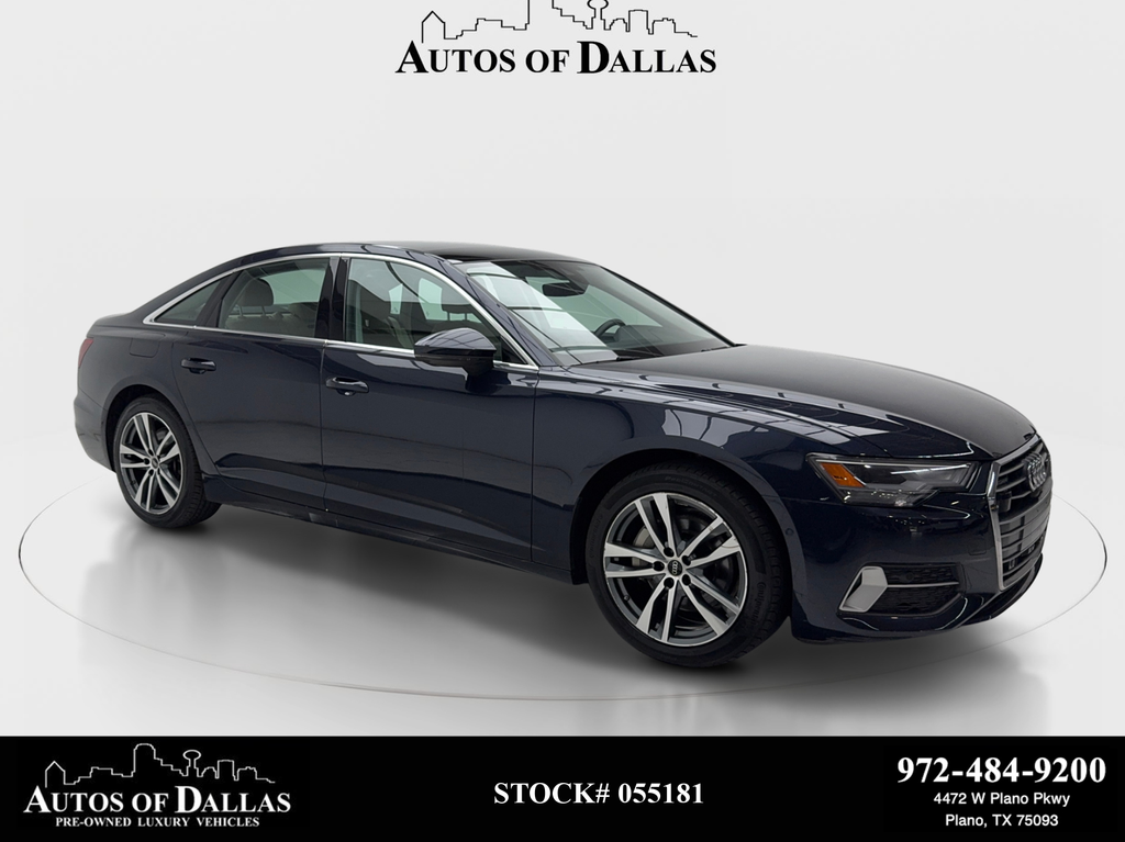 Blue Metallic 2023 Audi A6 Sedan All-Wheel Drive 7-Speed Automatic