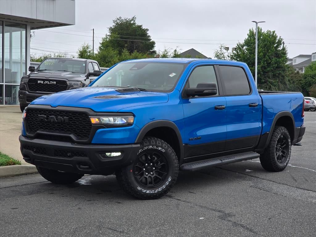 Hydro Blue Pearlcoat 2026 RAM 1500 Pickup Truck Four-Wheel Drive 8-Speed Automatic