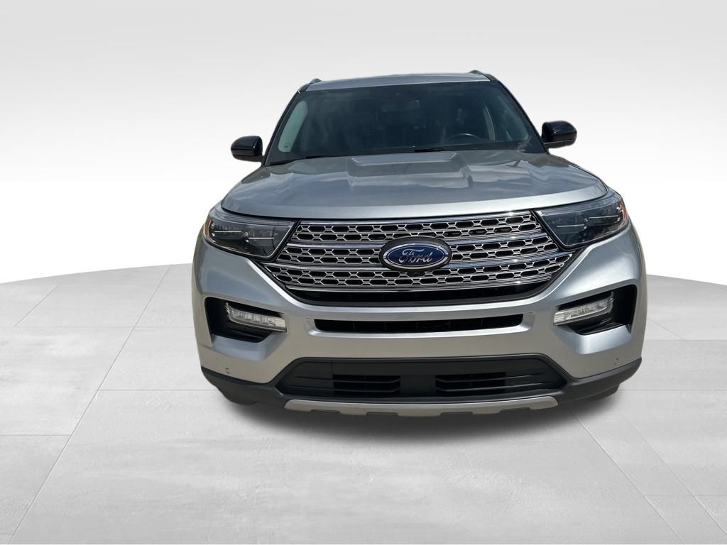 2023 Iconic Silver Metallic Ford Explorer Limited RWD SUV