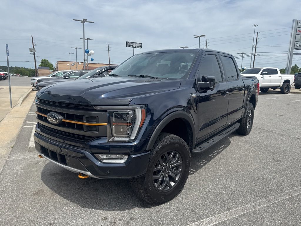 Blue Metallic 2023 Ford F-150 Tremor SuperCrew 4WD Pickup Truck Four-Wheel Drive Automatic
