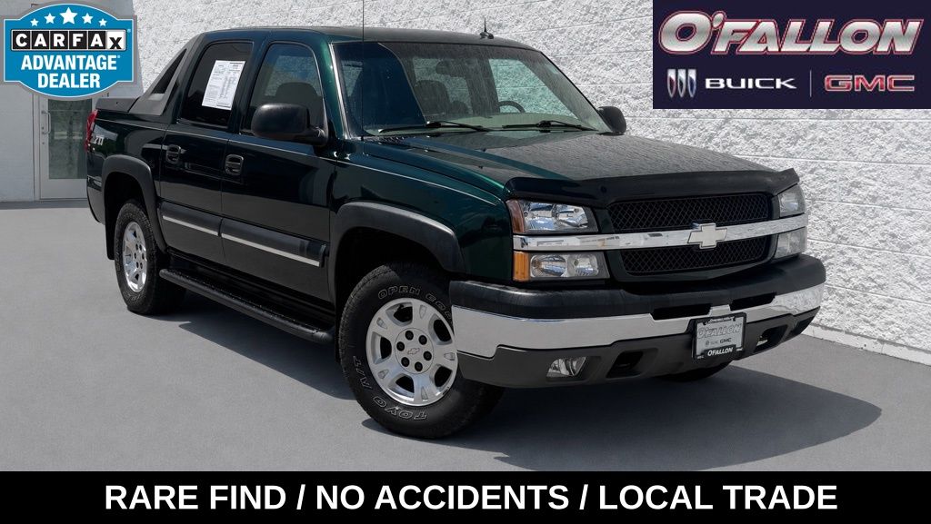 Dark Green Metallic 2003 Chevrolet Avalanche 1500 4WD Pickup Truck Four-Wheel Drive 4-Speed Automatic Overdrive