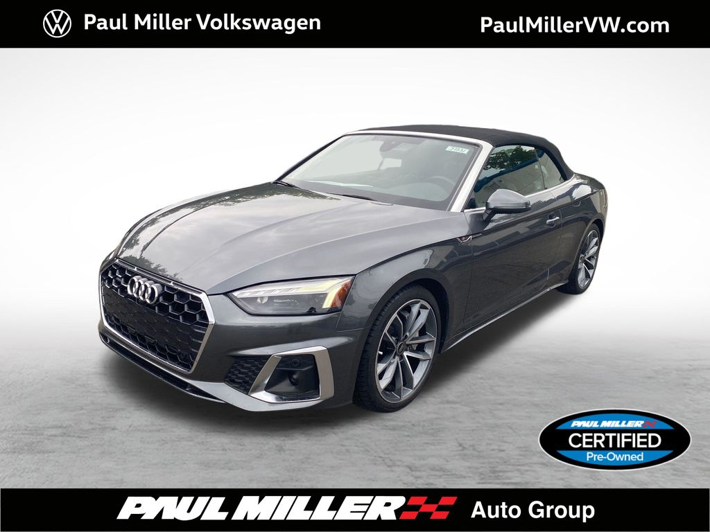 Daytona Gray Pearl 2024 Audi A5 Convertible All-Wheel Drive 7-Speed Automatic