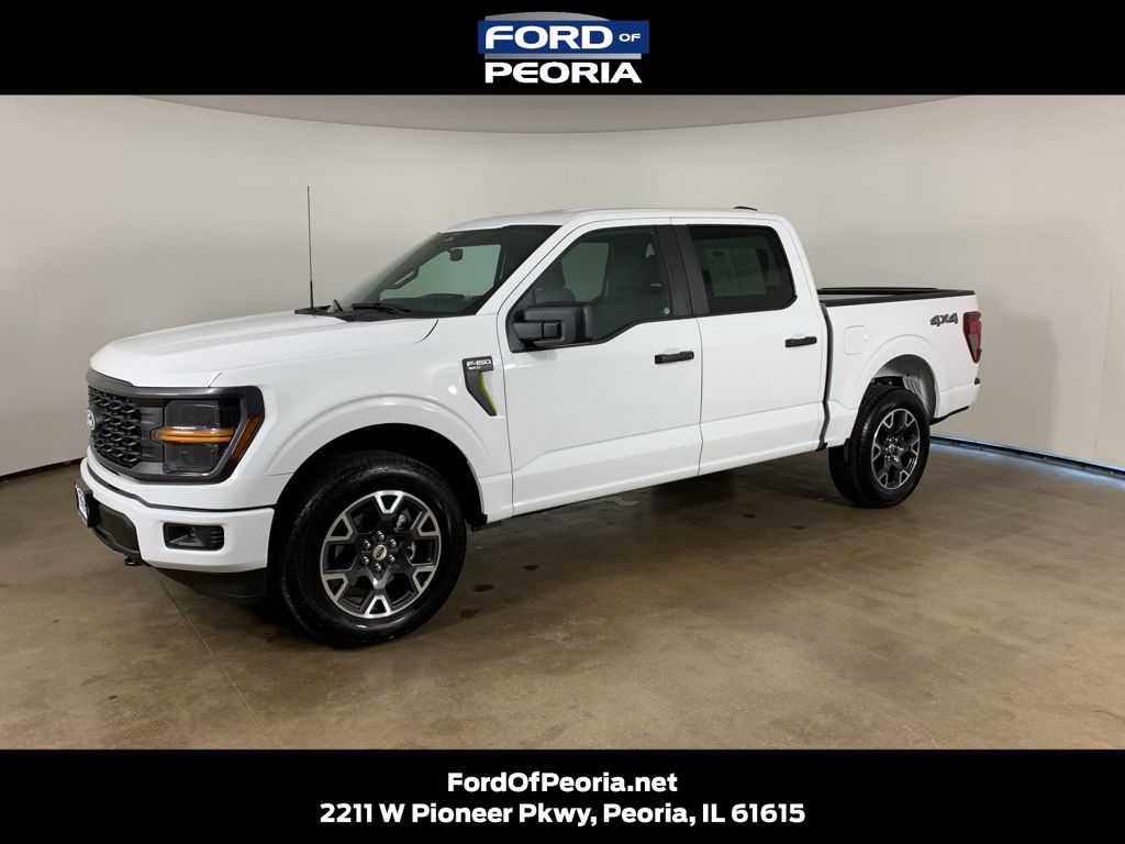 Oxford White 2025 Ford F-150 Pickup Truck Four-Wheel Drive Automatic