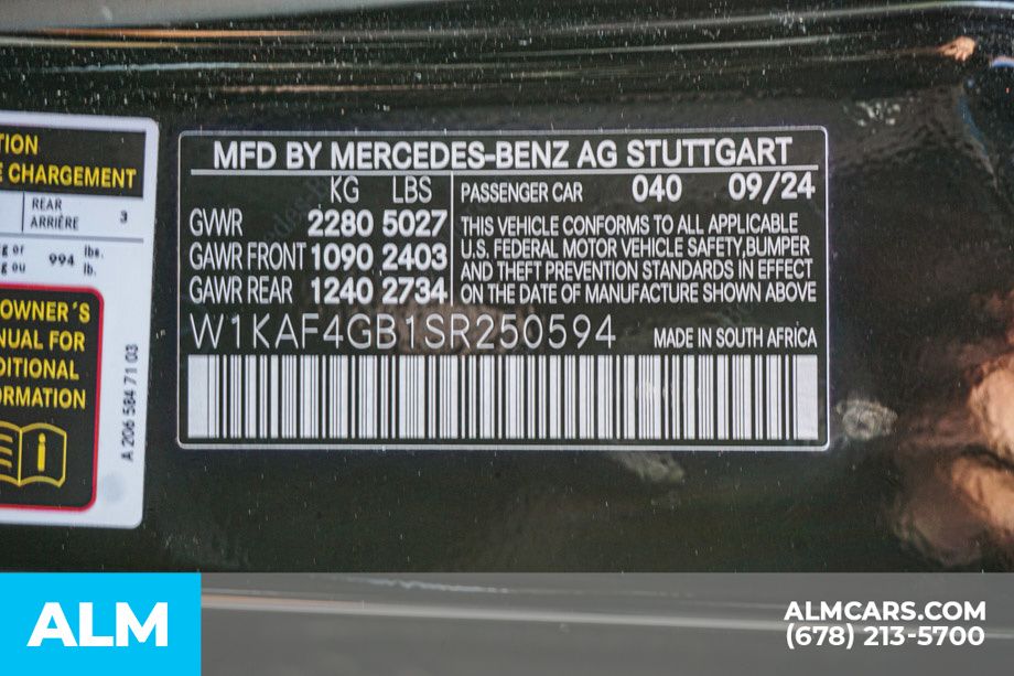 Used 2025 Black Mercedes-Benz C 300 image 60