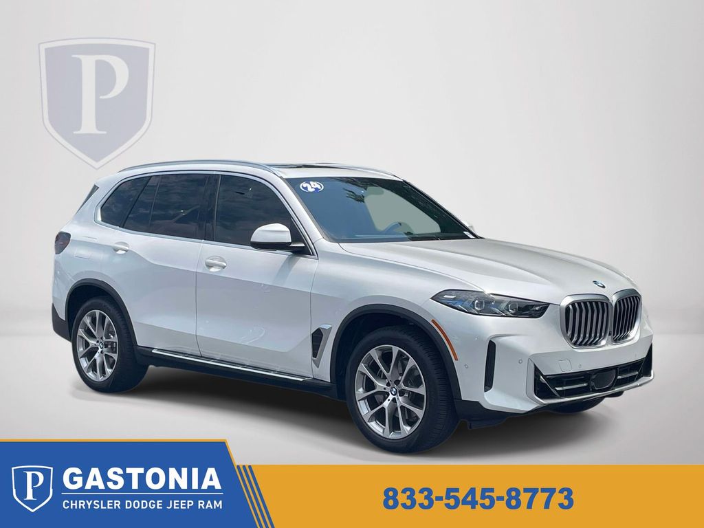 Mineral White Metallic 2024 BMW X5 SUV / Crossover Rear-Wheel Drive 8-Speed Automatic