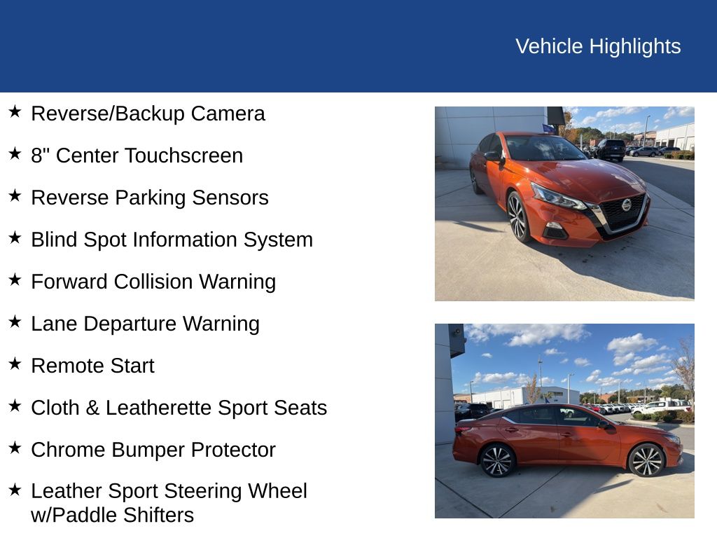 2022 Nissan Altima SR FWD