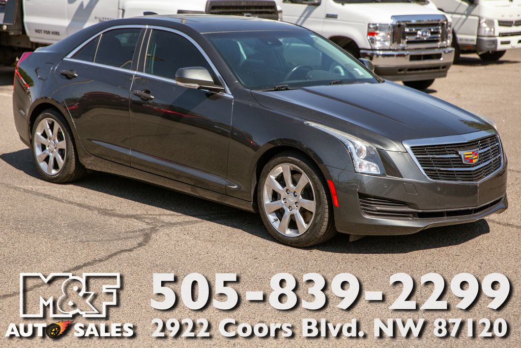 Phantom Gray Metallic 2016 Cadillac ATS Sedan Rear-Wheel Drive 8-Speed Automatic