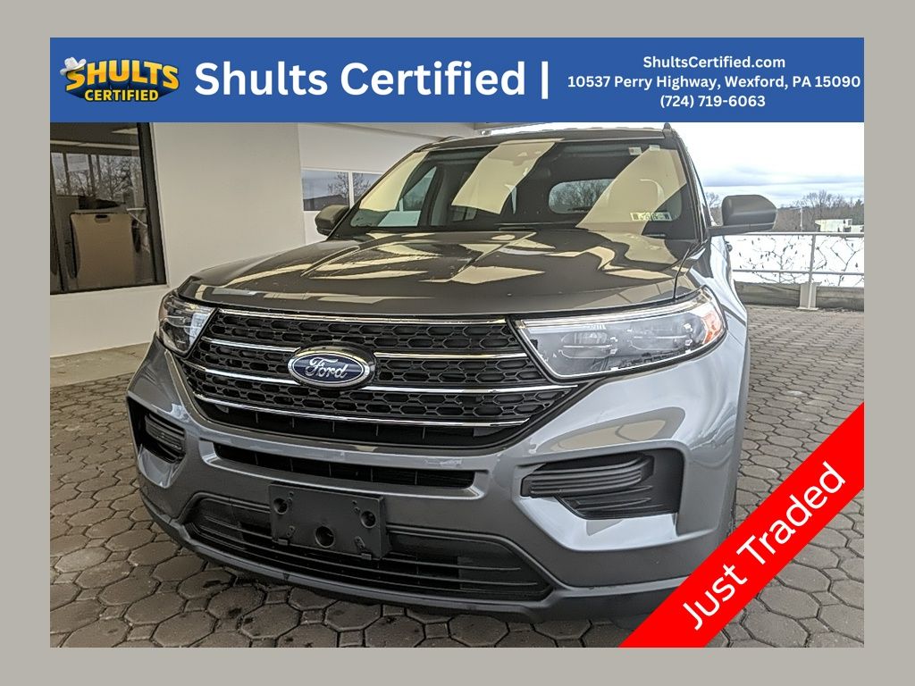 Gray Metallic 2023 Ford Explorer SUV / Crossover All-Wheel Drive Automatic