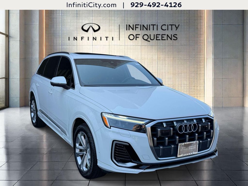 Carrara White 2025 Audi Q7 SUV / Crossover All-Wheel Drive 8-Speed Automatic