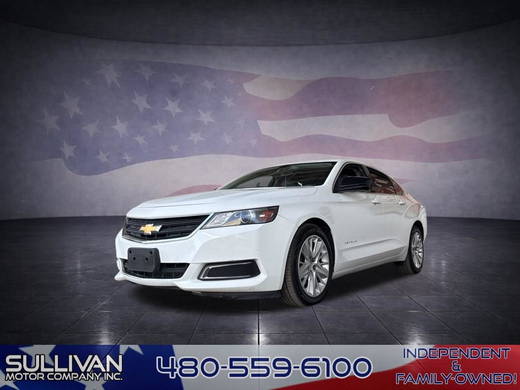 Summit White 2015 Chevrolet Impala Sedan Front-Wheel Drive 6-Speed Automatic