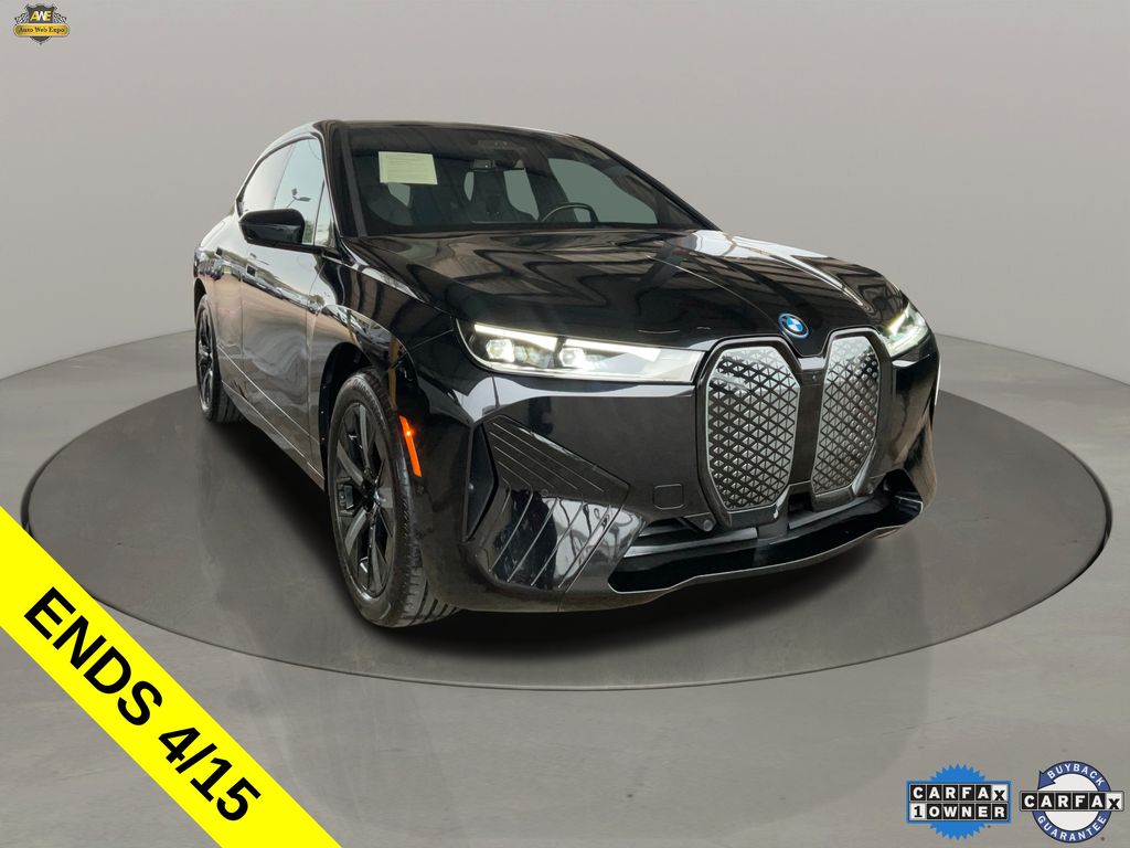 Black Sapphire Metallic 2023 BMW iX xDrive50 AWD SUV / Crossover All-Wheel Drive Automatic