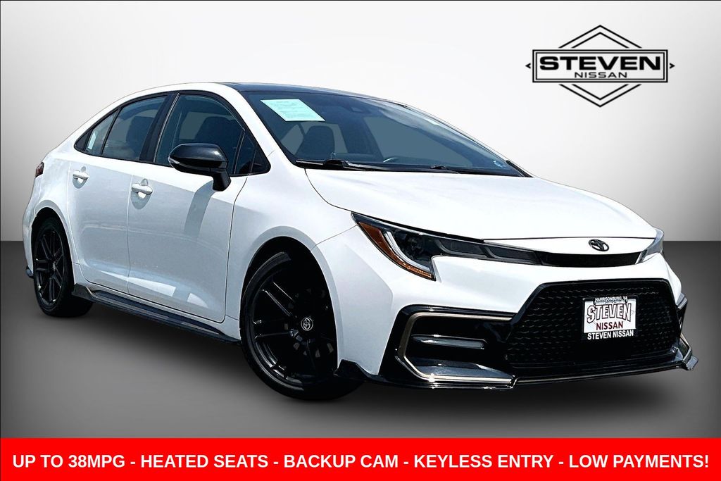 Black Sand Pearl 2022 Toyota Corolla Sedan Front-Wheel Drive Continuously Variable Transmission