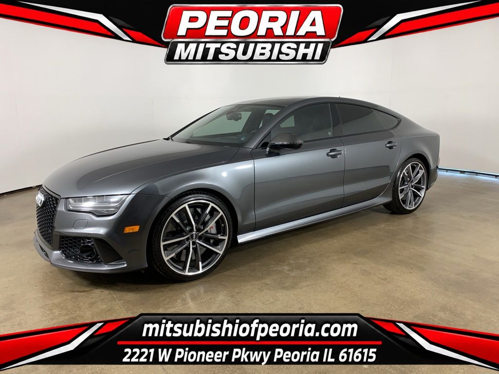 Daytona Gray Pearl Effect 2018 Audi RS 7 Sedan All-Wheel Drive 8-Speed Automatic