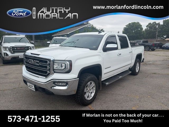 Summit White 2016 GMC Sierra 1500 SLE Crew Cab 4WD Pickup Truck Four-Wheel Drive 6-Speed Automatic Overdrive