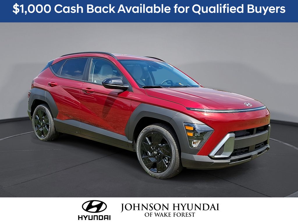 Ultimate Red Metallic 2026 Hyundai Kona SUV / Crossover Front-Wheel Drive Continuously Variable Transmission