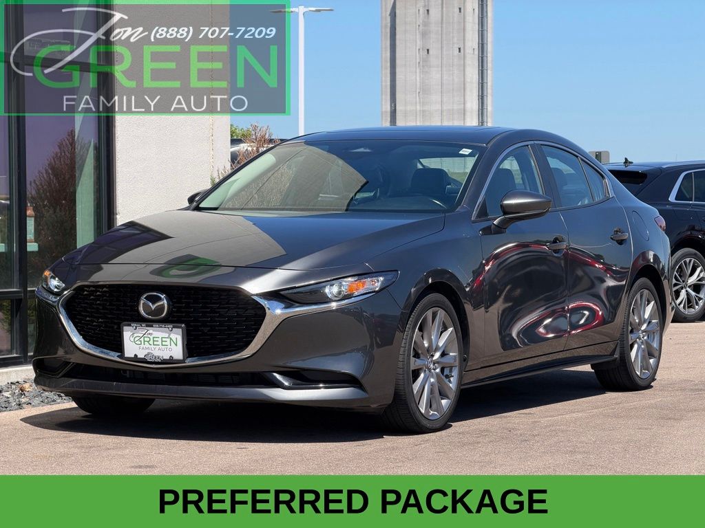 Machine Gray Metallic 2024 Mazda MAZDA3 Sedan Front-Wheel Drive 6-Speed Automatic