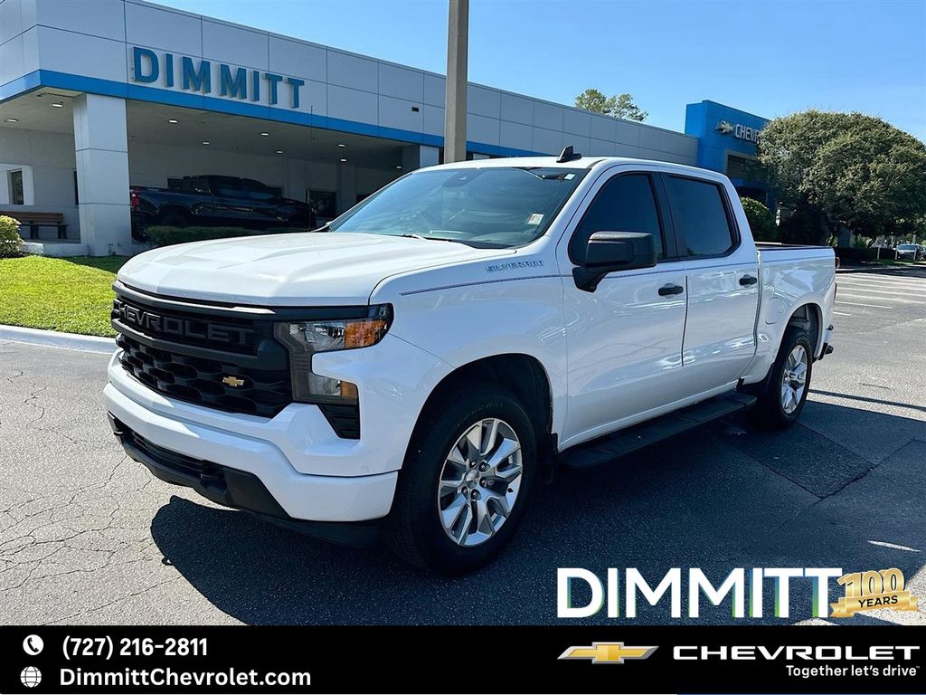 Summit White 2024 Chevrolet Silverado 1500 Pickup Truck 4X2 8-Speed Automatic