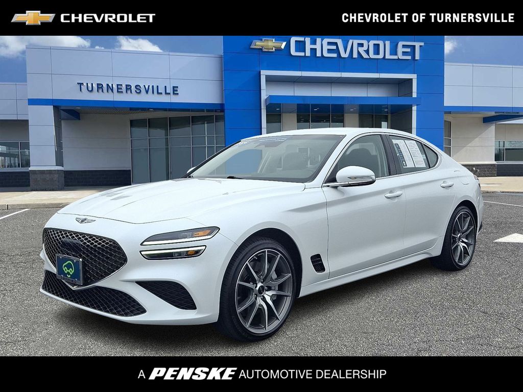 Uyuni White 2026 Genesis G70 Sedan All-Wheel Drive 8-Speed Automatic