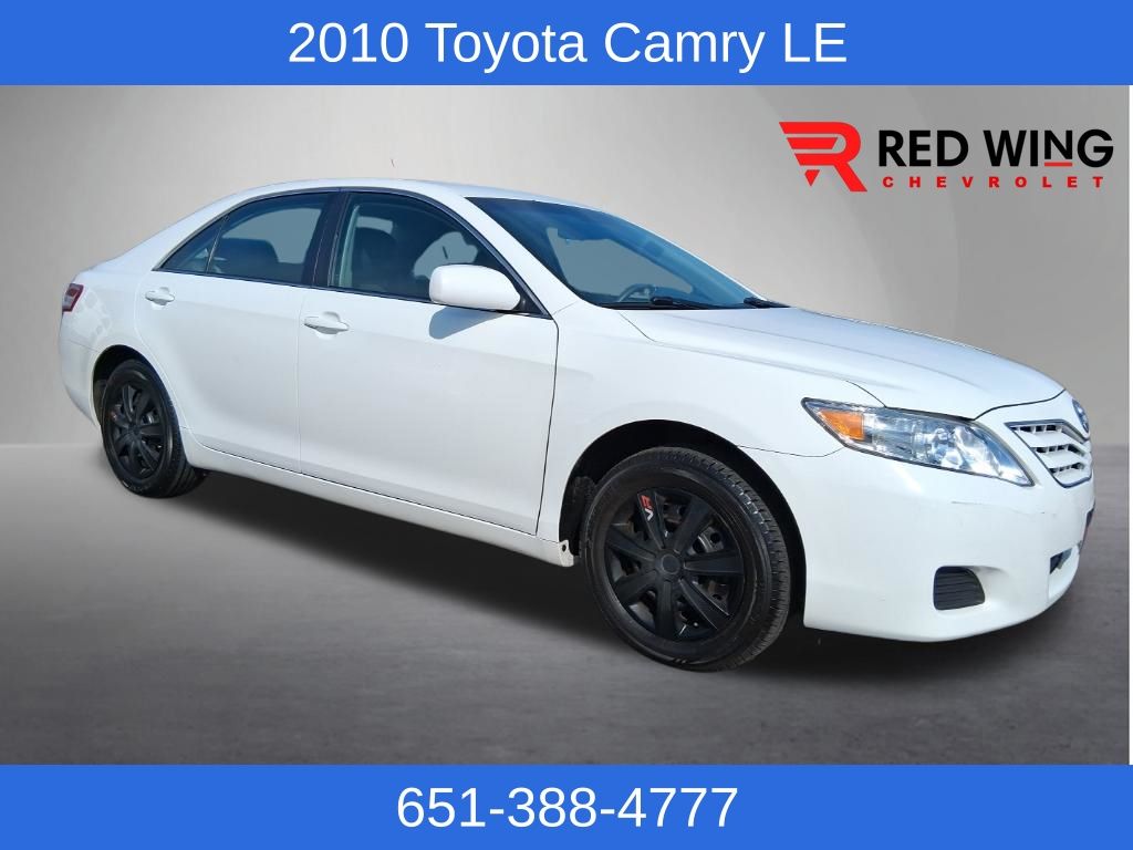 White 2010 Toyota Camry Sedan Front-Wheel Drive 6-Speed Automatic Overdrive