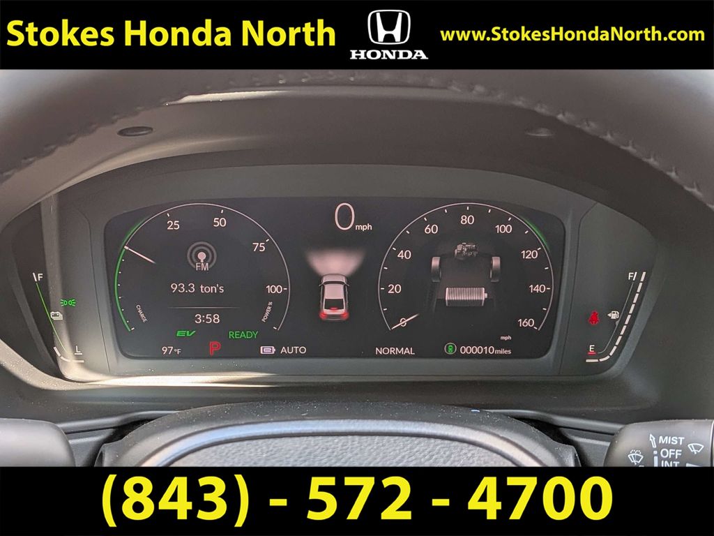 2025 Honda Accord Hybrid EX-L Red at Stokes Honda North