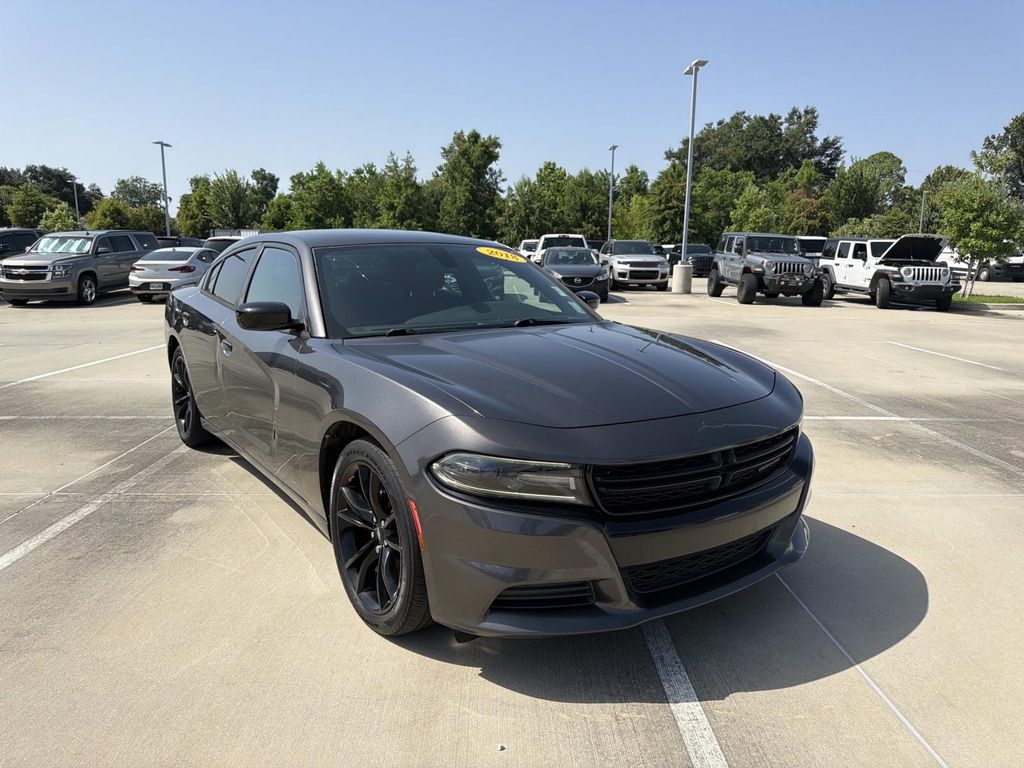 Gray (Granite Crystal Metallic Clearcoat) 2018 Dodge Charger Sedan Rear-Wheel Drive 8-Speed Automatic