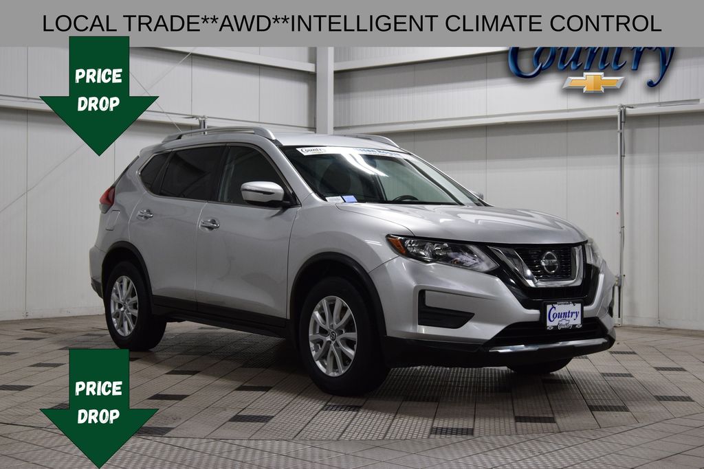 Brilliant Silver 2018 Nissan Rogue SUV / Crossover All-Wheel Drive Continuously Variable Transmission