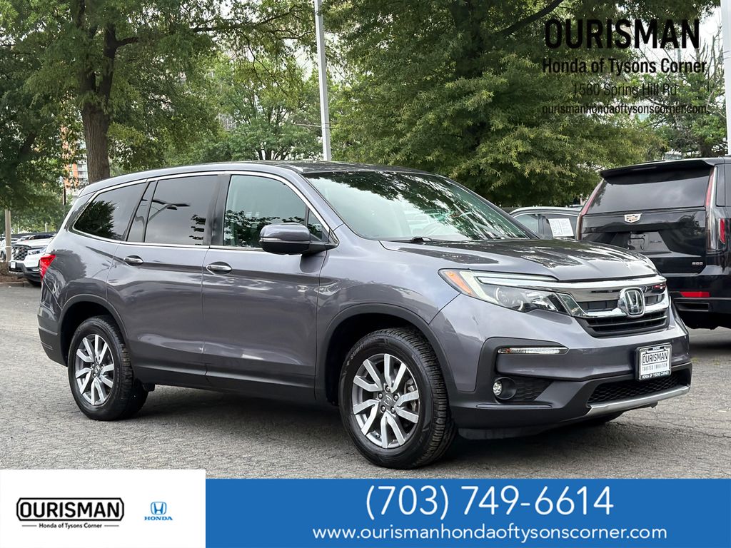 Gray (Modern Steel) 2022 Honda Pilot SUV / Crossover All-Wheel Drive 9-Speed Automatic